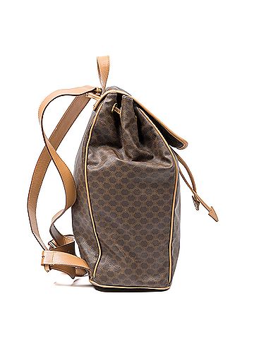 Céline Vintage Flap Drawstring Backpack (view 2)