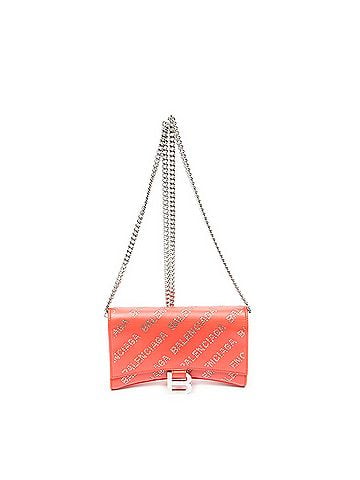 Balenciaga Hourglass Allover Chain Wallet (view 1)