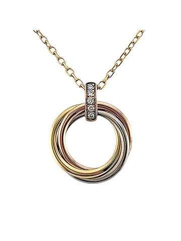 Cartier Cartier Trinity Necklace, 18K Yellow Gold, Diamond, Women's, CARTIER (view 1)