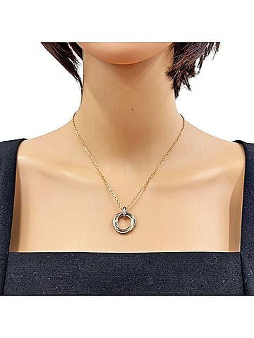 Cartier Cartier Trinity Necklace, 18K Yellow Gold, Diamond, Women's, CARTIER (view 2)