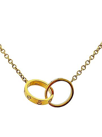 Cartier Cartier Baby Love Necklace, 18K Yellow Gold, Women's, CARTIER (view 1)