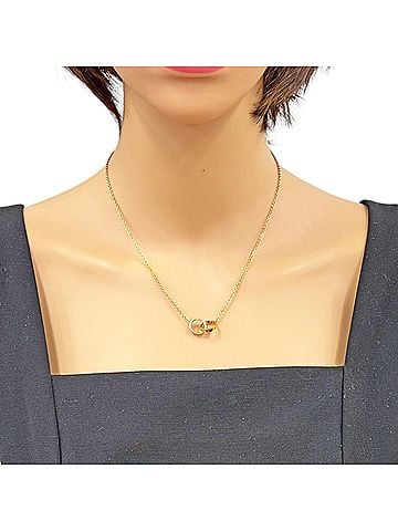Cartier Cartier Baby Love Necklace, 18K Yellow Gold, Women's, CARTIER (view 2)