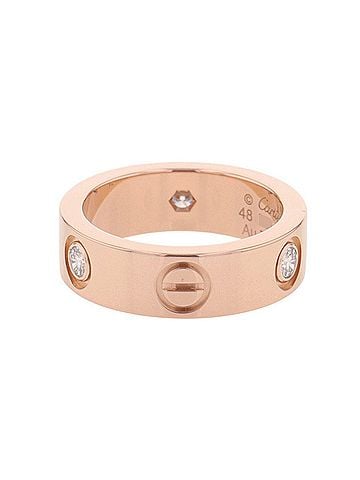 Cartier Cartier Love Ring Classic Model, 3 Diamonds (0.23ct total), 18K Pink Gold, B4087500. (Cartier Ring, Diamond Ring) (view 2)