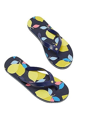 Kate Spade New York Lemon Zest Fiji Flip Flops (view 1)