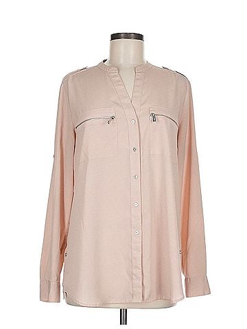 Calvin Klein Long Sleeve Button-Down Shirt (view 1)