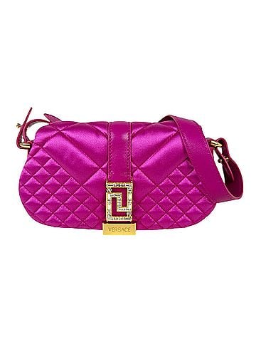 Versace Versace shoulder bag, satin, magenta, women's, z11228 (view 1)