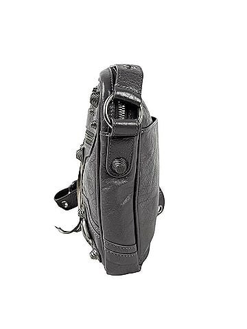 Balenciaga Balenciaga BALENCIAGA Le Cagole Crossbody Bag, Leather, Gray Silver, Women's z11238 (view 2)