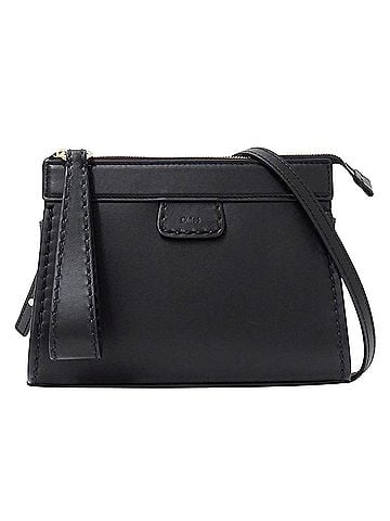 Chloé Chloé Chloe handbag, women's brand shoulder bag, leather, Edith, black, mini bag. (view 1)