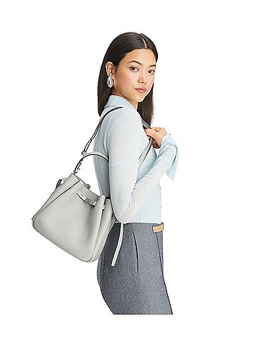 Tory Burch Leather Bucket Bag (view 2)