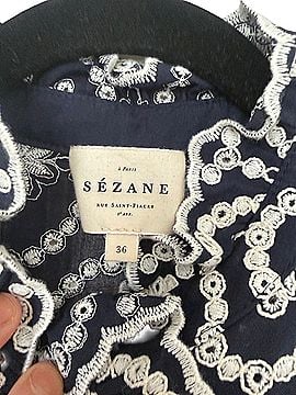 Sézane Short Sleeve Button-Down Shirt (view 2)