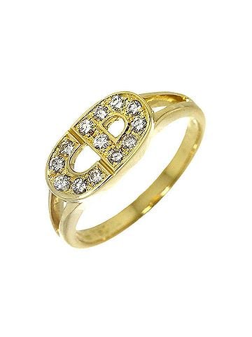 Christian Dior Christian Dior 1 Ring, Diamond, 18K YG Yellow Gold 750 (view 1)