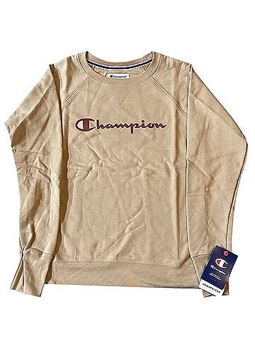 Champion Powerblend Fleece Boyfriend Crew Sweatshirt (view 1)