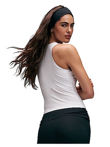 ASOS Ribbed High Neck Tank Top (view 2)