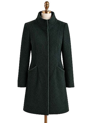 Boden Funnel Neck Wool Coat Coat (view 1)