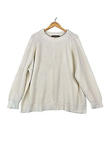 Jenni Kayne Oversize Fisherman Crewneck Sweater Pullover Sweater (view 1)