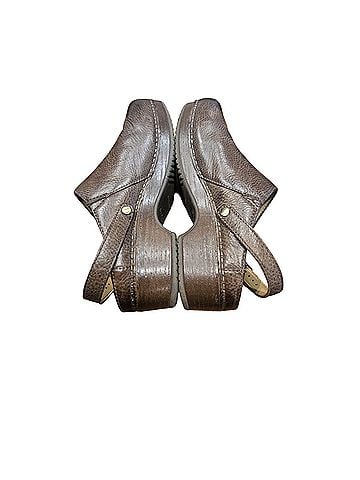 Dansko Berry Brown Leather Slingback Mule/Clog (view 2)