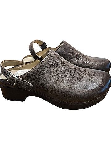 Dansko Berry Brown Leather Slingback Mule/Clog (view 1)