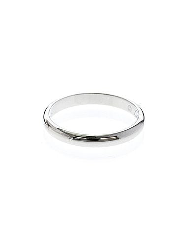 Cartier Cartier Wedding Ring B4012549 Platinum Fashion No Stone Band Ring Silver (view 2)