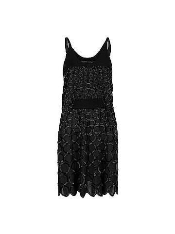 Balenciaga Balenciaga Bead Embellished Black Dress - '10s (view 1)