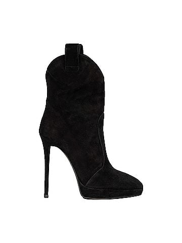 Giuseppe Zanotti Giuseppe Zanotti Pointy Suede Black Boots- '20s (view 1)