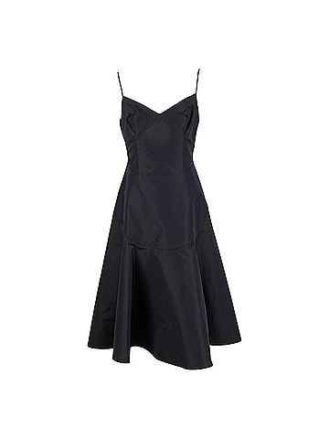 Moschino Moschino Silk Dress with Back Pleats - '10s (view 1)