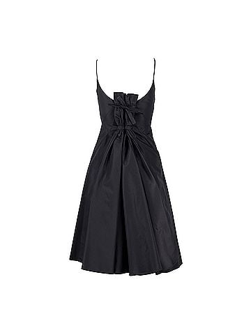 Moschino Moschino Silk Dress with Back Pleats - '10s (view 2)