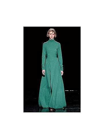 Marc Jacobs Marc Jacobs Green Crystal Long Gown - '10s (view 2)