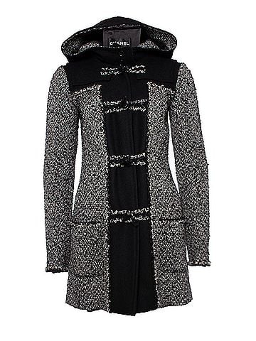 Chanel Chanel tweed hooded monty coat. (view 1)