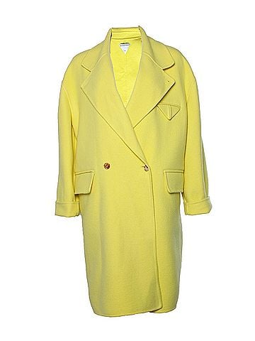 Bottega Veneta Bottega Veneta Yellow cashmere coat (view 1)