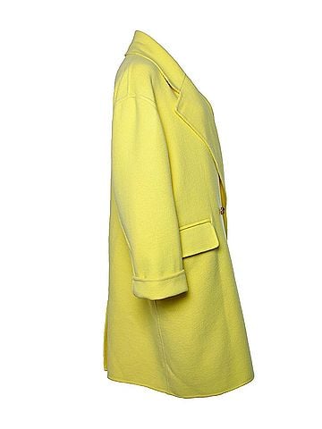 Bottega Veneta Bottega Veneta Yellow cashmere coat (view 2)