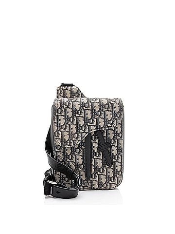 Christian Dior Dior Oblique Saddle Messenger (view 1)