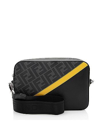 Fendi Fendi Zucca Coated Canvas Leather Diagonal Camera Bag (view 1)