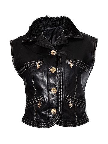 Versace Gianni Versace Couture Runway leather vest (view 1)