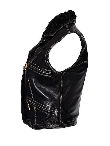 Versace Gianni Versace Couture Runway leather vest (view 2)