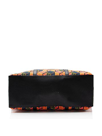 MCM MCM Cubic Monogram Jacquard Shopper Tote (view 2)