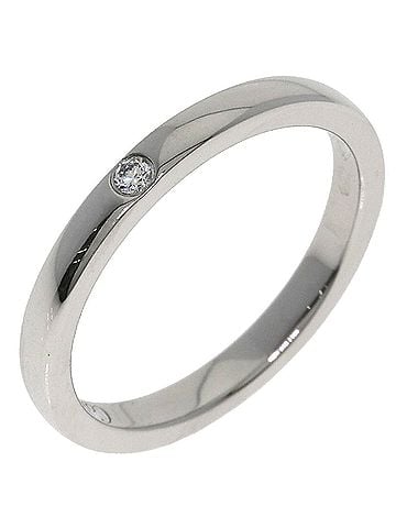 Cartier Cartier Wedding 1P Diamond Ring #46 Platinum PT950 Women's CARTIER (view 2)