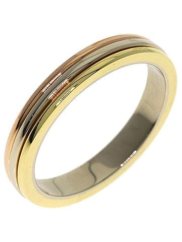 Cartier Cartier Three-Color Ring #48, 18K Yellow Gold/18K White Pink Gold, Women's. (view 2)