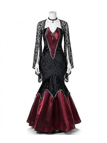Incharacter Costumes Women's Piercing Beauty Costume in Black/Red (view 1)