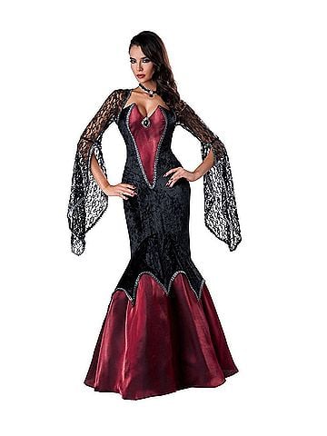 Incharacter Costumes Women's Piercing Beauty Costume in Black/Red (view 2)