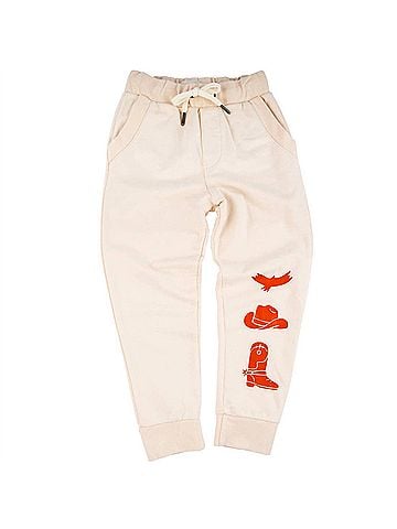 Miki Miette Boy's Ziggy Jogger Pants in Wild Horses (view 1)
