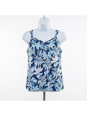 Santiki Lyla Top in Blue Flower (view 1)