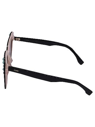 Fendi Fendi FF0260/S Square-Framed Sunglasses in Black Acetate (view 2)