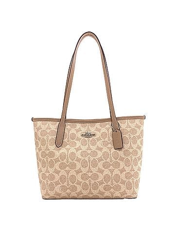 Coach Coach CU759 Signature Tote Bag PVC Women's COACH (view 1)