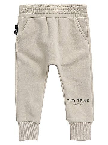 Tiny Tribe Kid's Core Sweatpants in Grey (view 1)