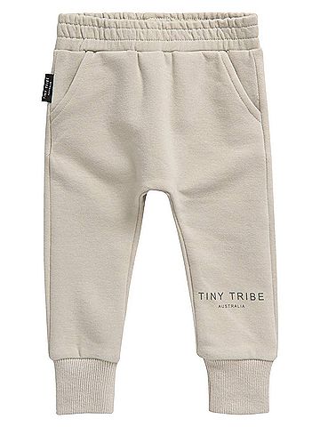 Tiny Tribe Kid's Core Sweatpants in Grey (view 1)