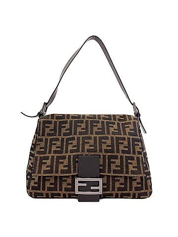 Fendi Fendi One-Shoulder Zucca Pattern Mamma Bucket Shoulder Bag Canvas Women's FENDI (view 1)