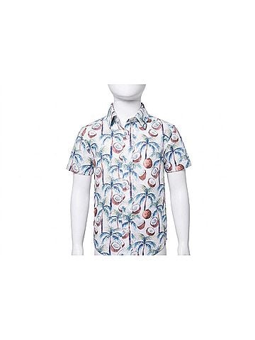 Appaman Boys Day Party Shirt 14 Mo in Coconut Palms (view 1)