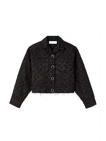 D'estree Andre Threads Cotton Jacket in Black (view 1)