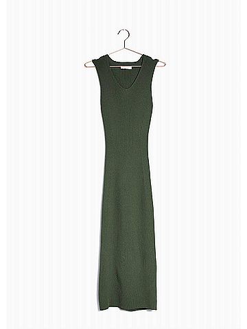 All:Row Women's Ophelia Dress in Forest Green (view 2)