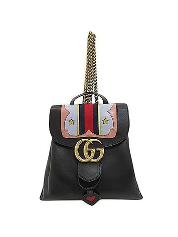 Gucci Gucci 432265 GG Marmont Sherry Line Backpack/Daypack Bag, Calfskin, Women's GUCCI (view 1)
